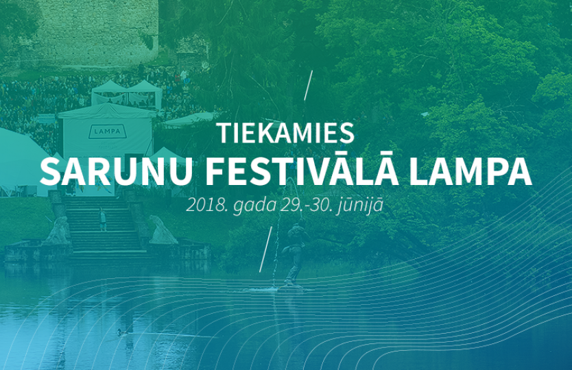 Aicina iedegt Sarunu festivālu LAMPA, piesakot savus pasākumus 