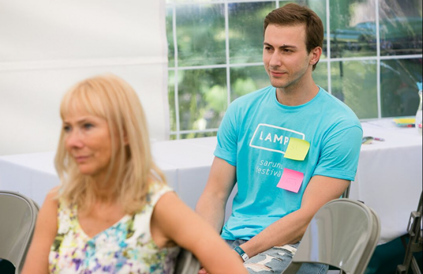 Bez tevis tam nav nozīmes! Piesakies par brīvprātīgo sarunu festivālā Lampa. 